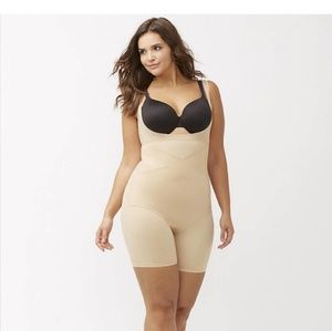 Brand New Shape By Cacique Open-Bust Thigh Shaper